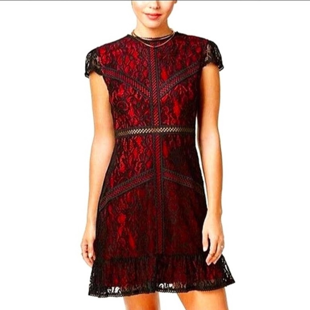 Disney Princess Snow White black and red lace dress